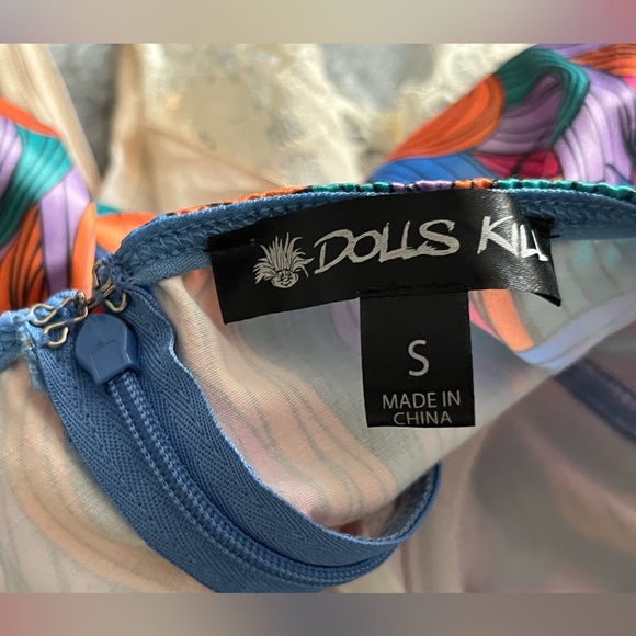 RARE DOLLSKILL x TRIPPY SATIN DRESS - Picture 10 of 10